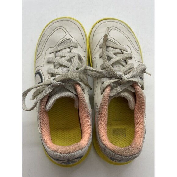 Nike Tiempo Legend 9 Kids Children's Shoes White Yellow Size 12C DA1332-002 - Picture 7 of 9